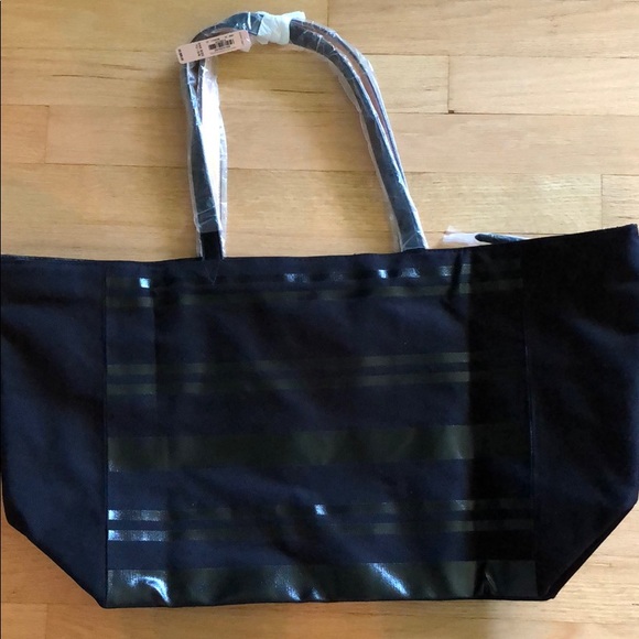 Victoria’s Secret Black Lace Up Weekend Tote Bag - Picture 7 of 7